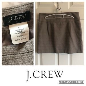 J. Crew Grey Pencil Skirt (Size 4)